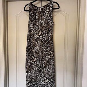 Vintage 90’s Petite Leopard Sheath Dress | Byer Studio California